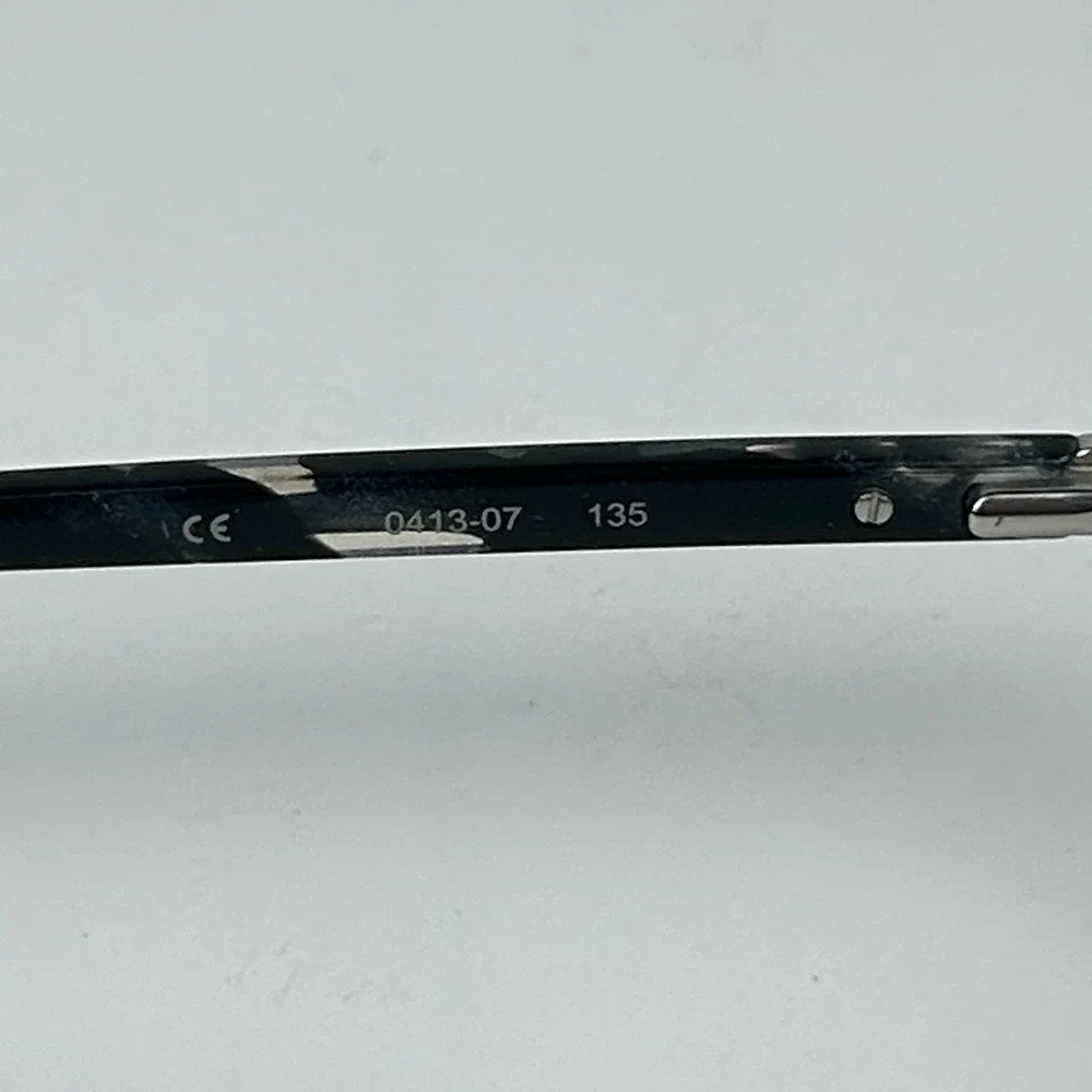 Walmart Womens 0413-07 571420490 Square Eyeglasses Frame Silver 54-17-135mm